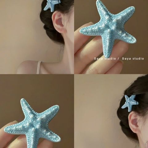  Kẹp Tóc Hình Sao Biển SB01 – Phụ kiện tóc xinh xắn, phong cách biển cả, dễ thương và nổi bật 