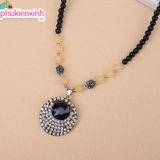  ✨ Dây Chuyền Mặt Tròn Hoa Văn Cổ Điển DC101 