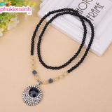  ✨ Dây Chuyền Mặt Tròn Hoa Văn Cổ Điển DC101 