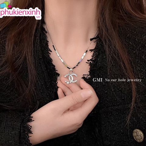  Dây Chuyền DC184 – Mặt Đính Đá Sang Xịn – Tinh Tế – Cuốn Hút Mọi Ánh Nhìn 