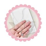  Dây chuyền DC240 – Dây chuyền inox mặt vuông 4 lá may mắn, thanh lịch và tinh tế 