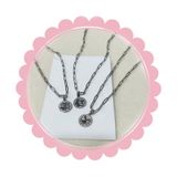  Dây chuyền DC242 – Dây chuyền inox mặt tròn phong cách la bàn cổ điển, bền đẹp và cá tính 