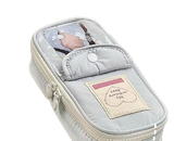  Bóp Đựng Viết BDV06 – Xanh Pastel Nhiều Ngăn Siêu Tiện ✨ 