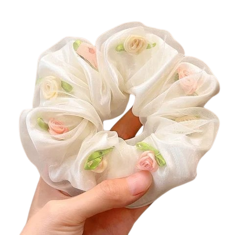  Cột tóc voan CO0909 – Mềm mịn, co giãn tốt, nhiều màu dễ thương 