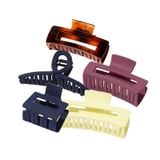  [5 kiểu] Kẹp tóc nhựa đủ màu K11 