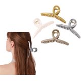  Kẹp Nhựa K17 – Kẹp Tóc Bản Lớn 13–15cm, Giữ Tóc Chắc Không Tuột 