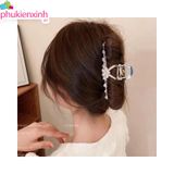  ✨ Kẹp Tóc K202 – Hoa & Nơ Ngọc Xinh Sang, Bám Chắc, Tôn Dáng Tóc ✨ 