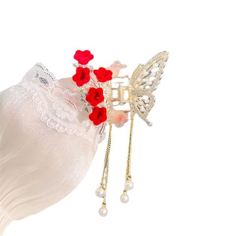  Kẹp Tóc K208 – Kẹp Acrylic Đính Đá Cao Cấp 4 Màu | Siêu Xinh – Giữ Tóc Chắc – Không Đau Đầu 