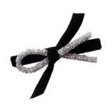  Kẹp Tóc Ruy Băng K274 “Shiny Bow Chic” ✨ | Siêu Xinh – Sang – Dễ Phối 