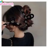 Kẹp Tóc K275 “Heart Chic Clip” ✨ | 2 Size 11cm – 13cm Siêu Xinh 