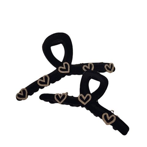  Kẹp Tóc K275 “Heart Chic Clip” ✨ | 2 Size 11cm – 13cm Siêu Xinh 