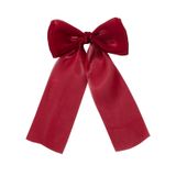  [8 màu] Kẹp tóc nơ bản dài 23cm K04 