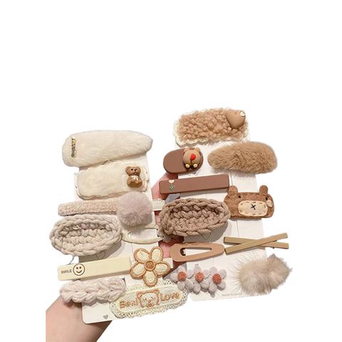  Kẹp Tóc Nơ K72 – Dễ Thương, Sang Xịn, Tone Nâu – Trắng Cực Trendy 