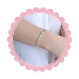  Lắc Tay LCT111 – Mạ Bạc Sáng Bóng, Đính Hạt Nhỏ Tinh Tế | Phụ Kiện Nữ Sang Trọng 