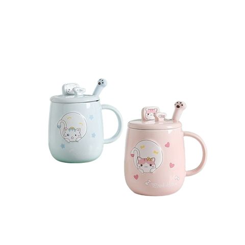  Ly Đựng Nước DL019 Gốm Hình Mèo Meow Meow  – Đáng Yêu Chuẩn Trend Gen Z ☕ 