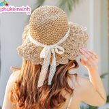  Nón NCC22 56–58cm – Nón cói nhẹ xinh, che nắng, chuẩn nàng thơ 