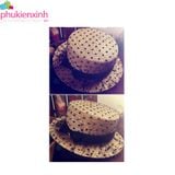  Nón NCC23 56–58cm – Nón cói vintage, form đứng cá tính 