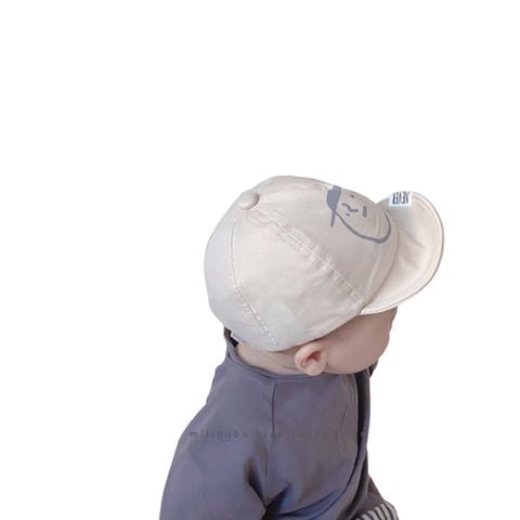  Nón Em Bé NCC47 – Mũ Lưỡi Trai Bé Trai/Bé Gái Siêu Xinh, Thoáng Mát, 2 Màu Kem – Đỏ 