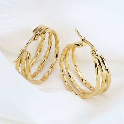  Bông tai TB0391 Vàng Bạc 2.5cm – Thanh Lịch, Cá Tính & Dễ Phối Đồ 