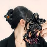  Kẹp Tóc Nhựa Hoa Sặc Sỡ K276 