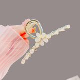  ✨ Kẹp Tóc K202 – Hoa & Nơ Ngọc Xinh Sang, Bám Chắc, Tôn Dáng Tóc ✨ 