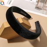  [nhiều màu] Cài tóc bọc vải nhựa cứng Handmade bản lớn C8 