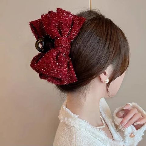  Kẹp Tóc K279 – Kẹp Nơ Bản To Sang Chảnh, Siêu Nổi Bật 