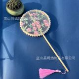  Quạt Hoa Thêu QT15 