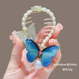  Kẹp Tóc Bươm Bướm Ngọc Trai K138 – Sang Chảnh 