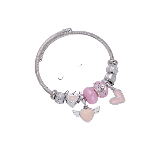  Lắc Pandora LTP02 – Charm Trái Tim Titan Thanh Lịch | Tỏa Sáng Phong Cách Cô Nàng Hiện Đại ✨ 