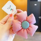  Cột Tóc Hoa Bông Lớn Mềm Mịn – 3 Màu Tím/Cam/Cam Đất | Scrunchie Xinh Xắn ✨ 