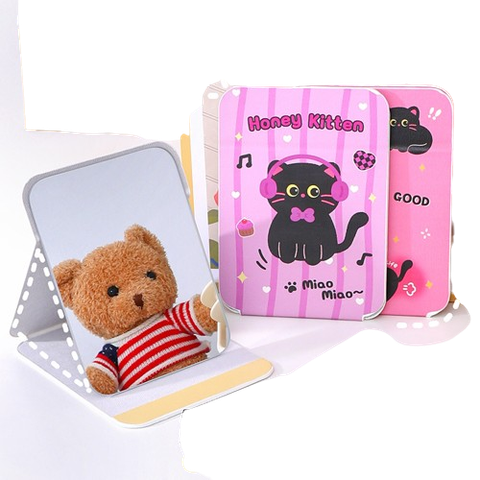  Gương Gập Để Bàn MG17 – Gương mini dễ thương, gập tiện lợi, nhiều màu pastel xinh xắn 
