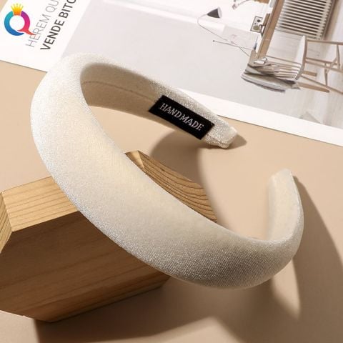 [nhiều màu] Cài tóc bọc vải nhựa cứng Handmade bản lớn C8 