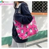  Túi Tote Vải Canvas Họa Tiết Mèo Đáng Yêu XT0069 