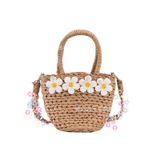  Túi Xách Cói Hoa Cúc XT00123 – Xinh Xắn – Vintage – Ngọt Ngào Chuẩn Nàng Thích Dịu Dàng 