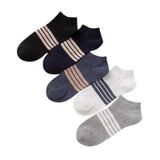  Vớ Cổ Ngắn Phối Sọc Thể Thao Unisex VV0029 