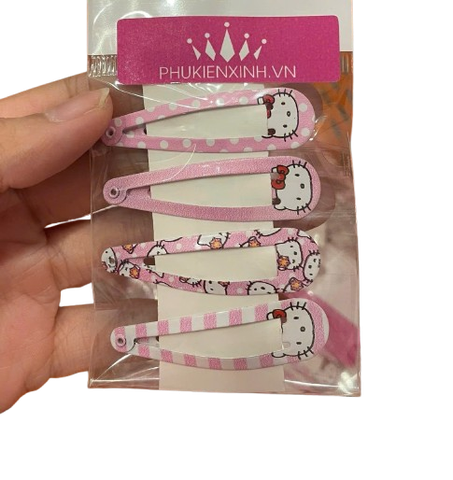  Kẹp Mái Helokity KM001 – Kẹp tóc dễ thương, phong cách Hàn Quốc, phụ kiện xinh cho bé gái 
