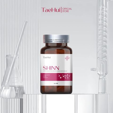  Viên uống TaeHui Shinn Sạch Nám, Trắng Da Glutathione 2000mcg & Collagen Peptide 2000mcg, Tăng Đàn Hồi Da 60 Viên 