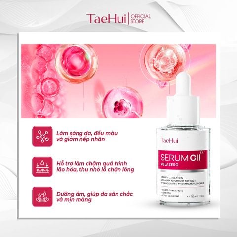  Serum Gii Tinh Chất Tươi Mờ Nám Từ Gốc Melazero & EAA, Tác Động Tẩy Nám Và Ngăn Nám Tái Phát, Sáng Da Toàn Diện 30ml 