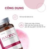  Viên Uống TaeHui Radinn Dầu Hoa Anh Thảo & Sâm Tố Nữ Hỗ Trợ Cân Bằng Nội Tiết, Dưỡng Da, Ngăn Lão Hóa 60 Viên 
