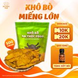  Khô Bò Miếng To Ba Thức Food Chuẩn Đặc Sản Tây Nguyên 500gram - 1kg 