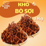  Khô Bò Sợi Ba Thức Food chuẩn đặc sản Tây Nguyên loại 1kg 