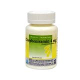 Clorpheniramin 4mg - Kháng dị ứng, điều trị viêm mũi dị ứng, mề đay (Lọ 500 viên)