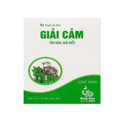 Giải cảm - Tán hàn, giải biểu (Hộp 1 túi x 5 vỉ x 10 viên, hộp 1 túi x 10 vỉ x 10 viên)