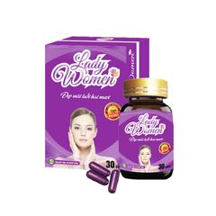 Lady Women - Hỗ trợ giúp ngăn ngừa lão hóa da, giảm nám da, sạm da (Hộp 30 viên)