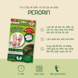 FOOT PEELING PACK - PERORIN (MATCHA) - Túi ủ giúp làm sạch da, loại bỏ tế bào da chết ở chân; Giúp dưỡng ẩm, làm sáng và làm mềm mịn da vùng bàn chân (Hộp 1 túi)