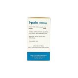 I-Pain 400mg - Điều trị các triệu chứng đau, sốt và viêm mức độ nhẹ đến trung bình (Hộp 10 vỉ x 10 viên)