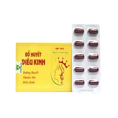 Bổ huyết điều kinh - Giúp dưỡng huyết nhuận sắc (Hộp 5 vỉ x 10 viên nang)