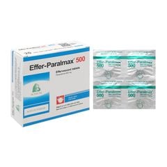 Effer-paralmax 500 - Giảm đau, hạ sốt (Hộp 5 vỉ x 4 viên)