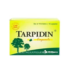 Tarpidin Capsule - Giúp bổ phổi, hỗ trợ giảm ho gió, ho khan, ho do thay đổi thời tiết (Hộp 10 vỉ x 10 viên)